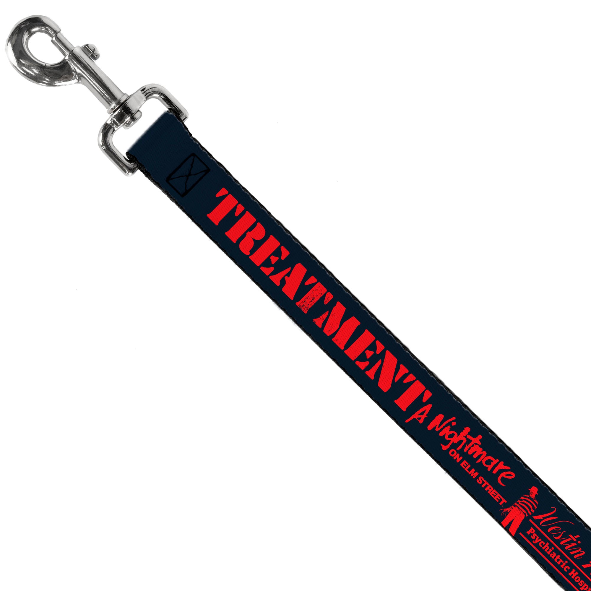 Dog Leash - A Nightmare on Elm Street Asylum Icons Collage Black/Red Dog Leashes A Nightmare on Elm Street