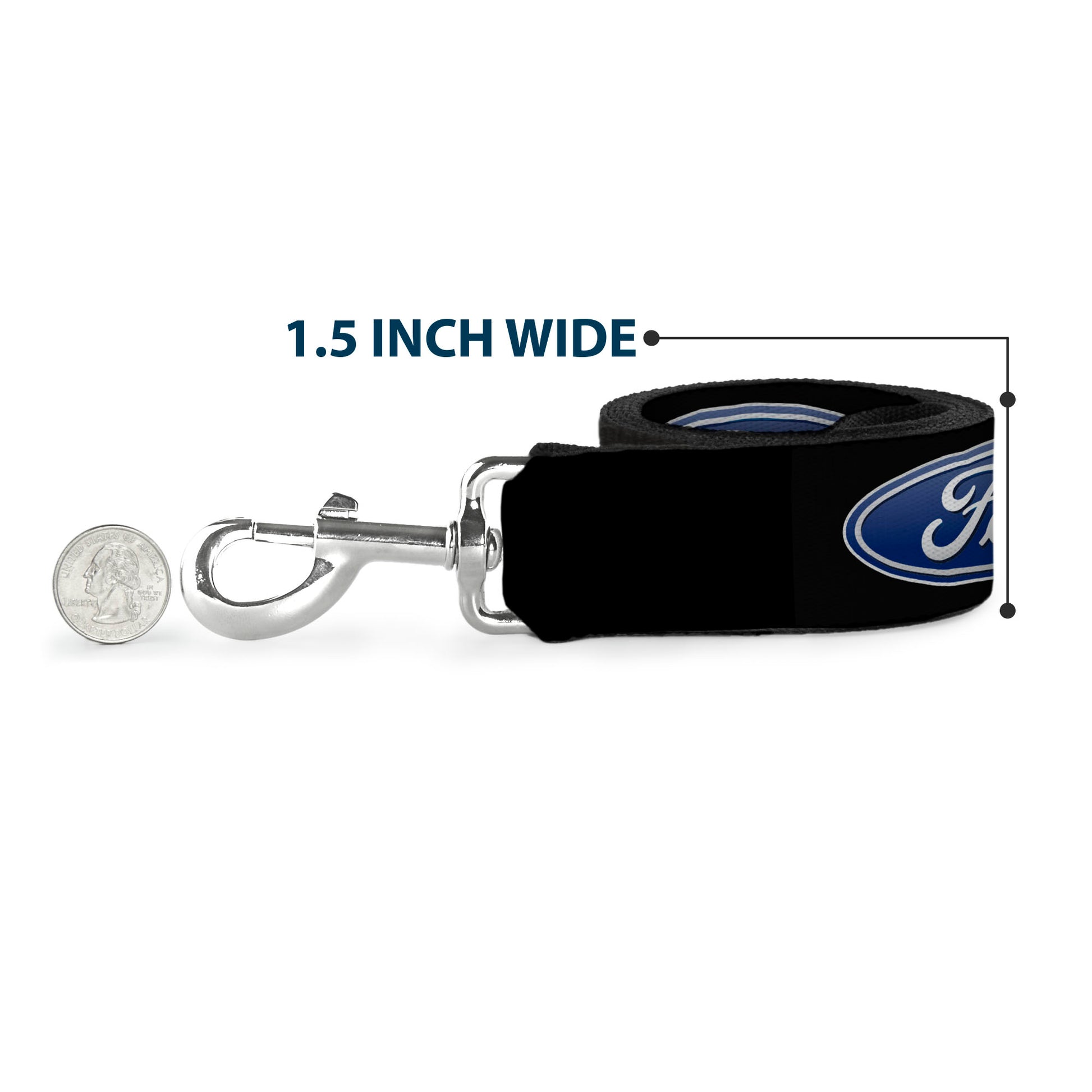 Dog Leash - Ford Oval Logo REPEAT Dog Leashes Ford