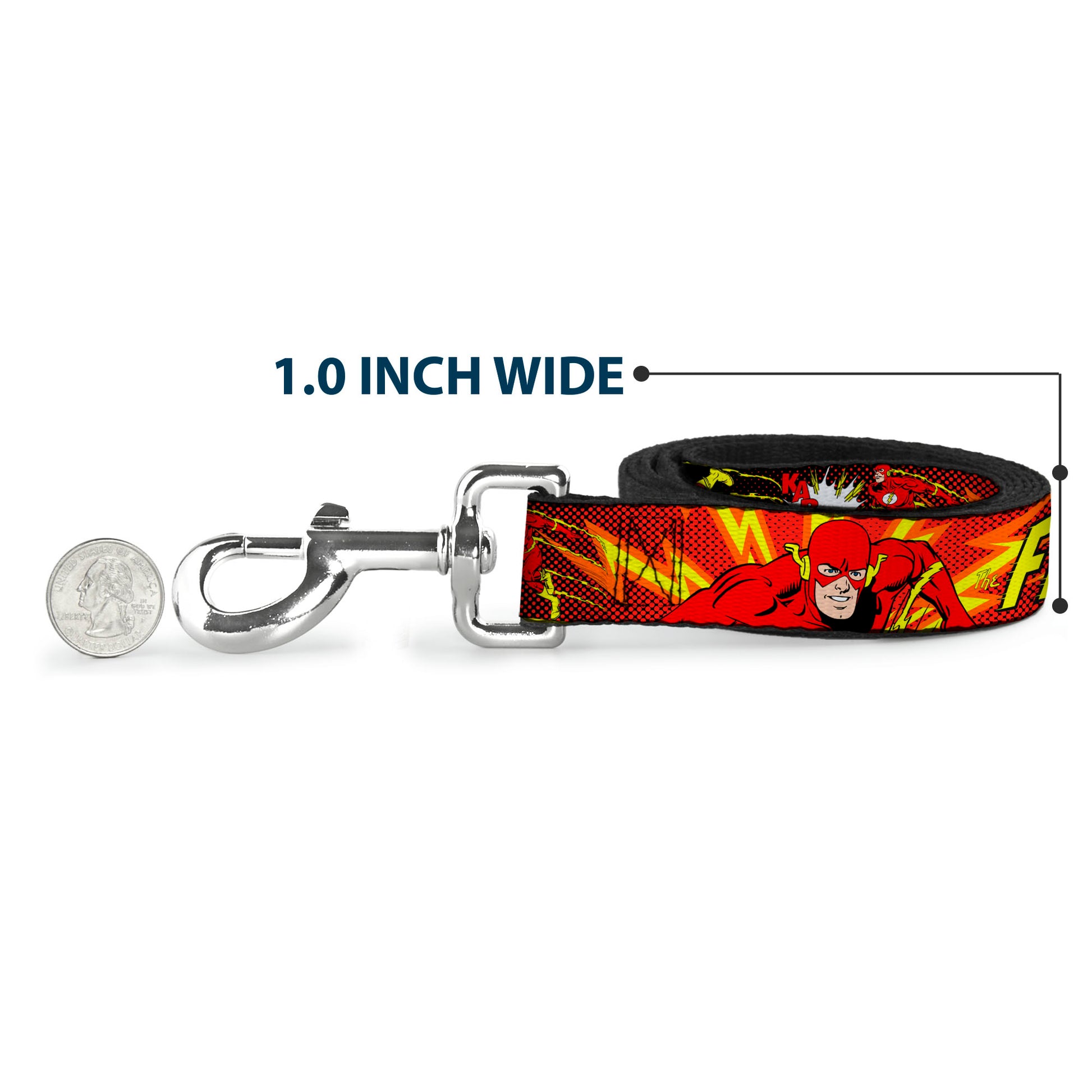 Dog Leash - The Flash BOOM-KABOOM! Dog Leashes DC Comics