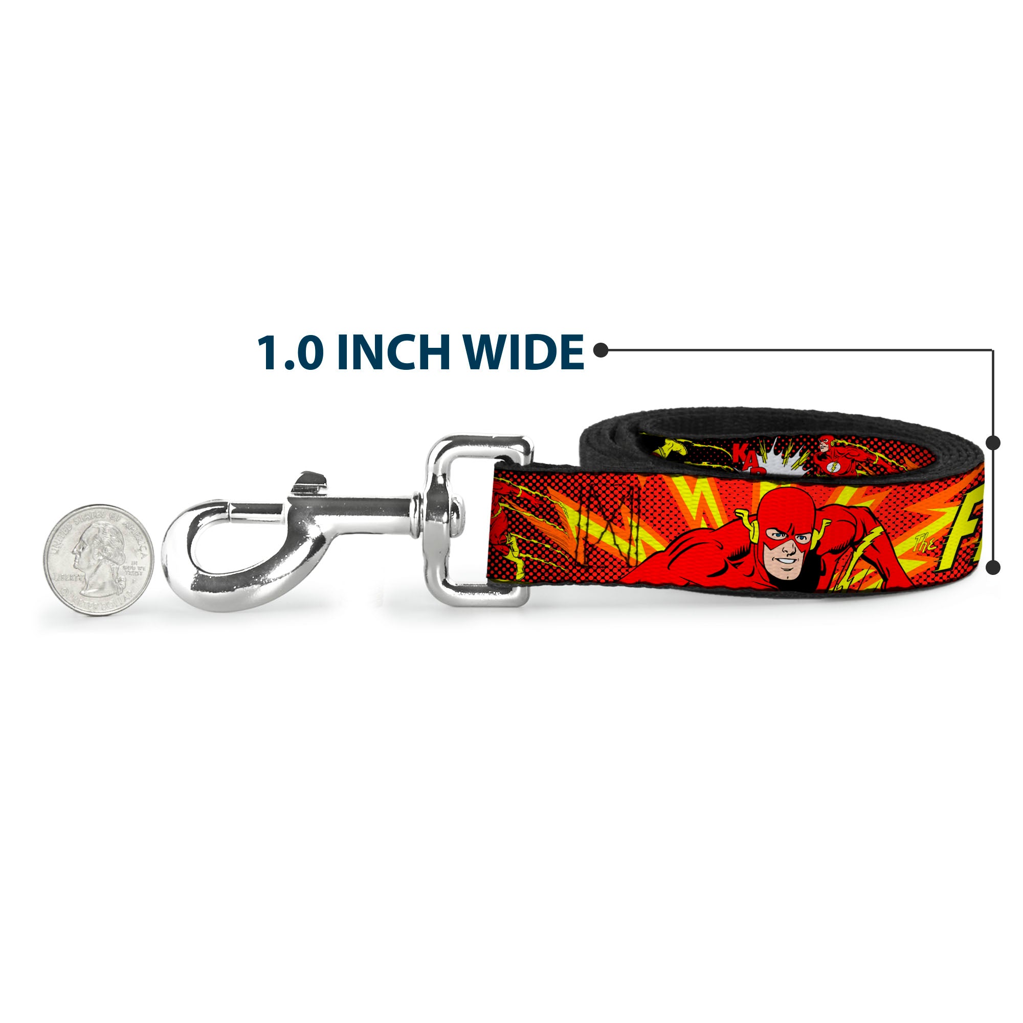 Dog Leash - The Flash BOOM-KABOOM! Dog Leashes DC Comics