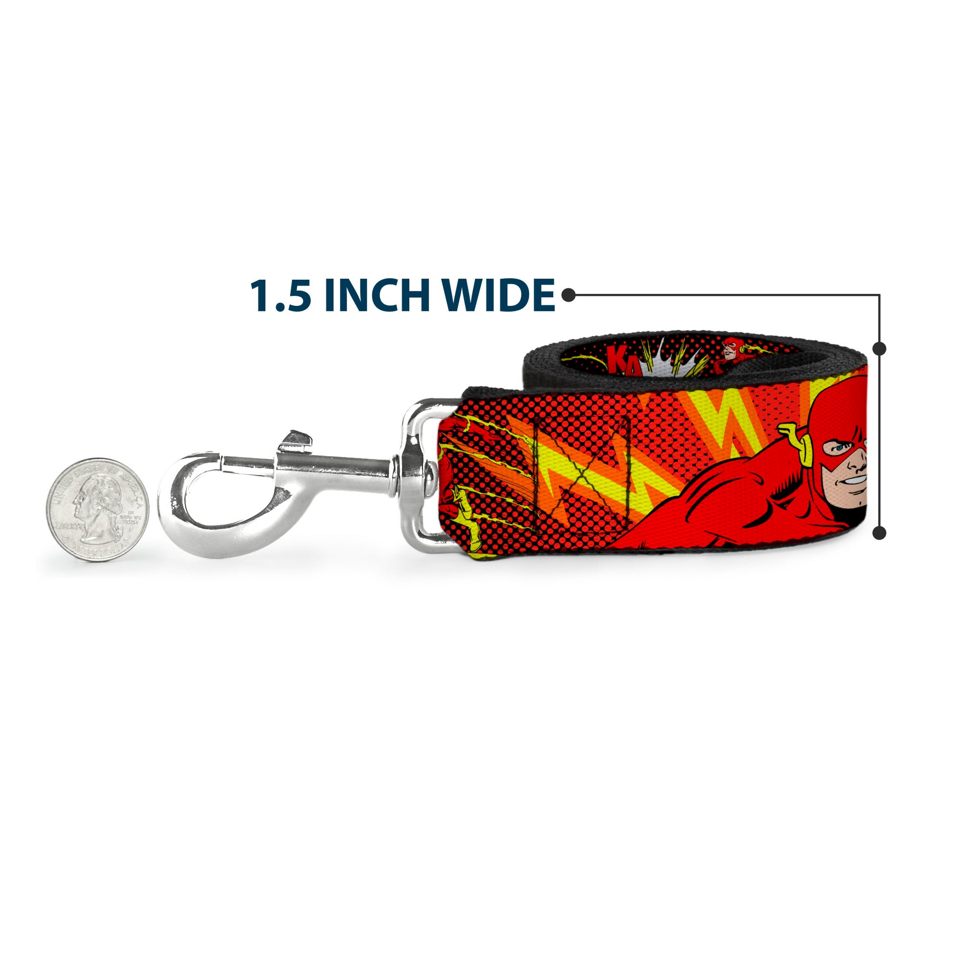 Dog Leash - The Flash BOOM-KABOOM! Dog Leashes DC Comics