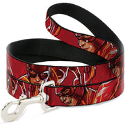 Dog Leash - The Flash 2023 2-Poses Close-Up Reds Dog Leashes DC Comics