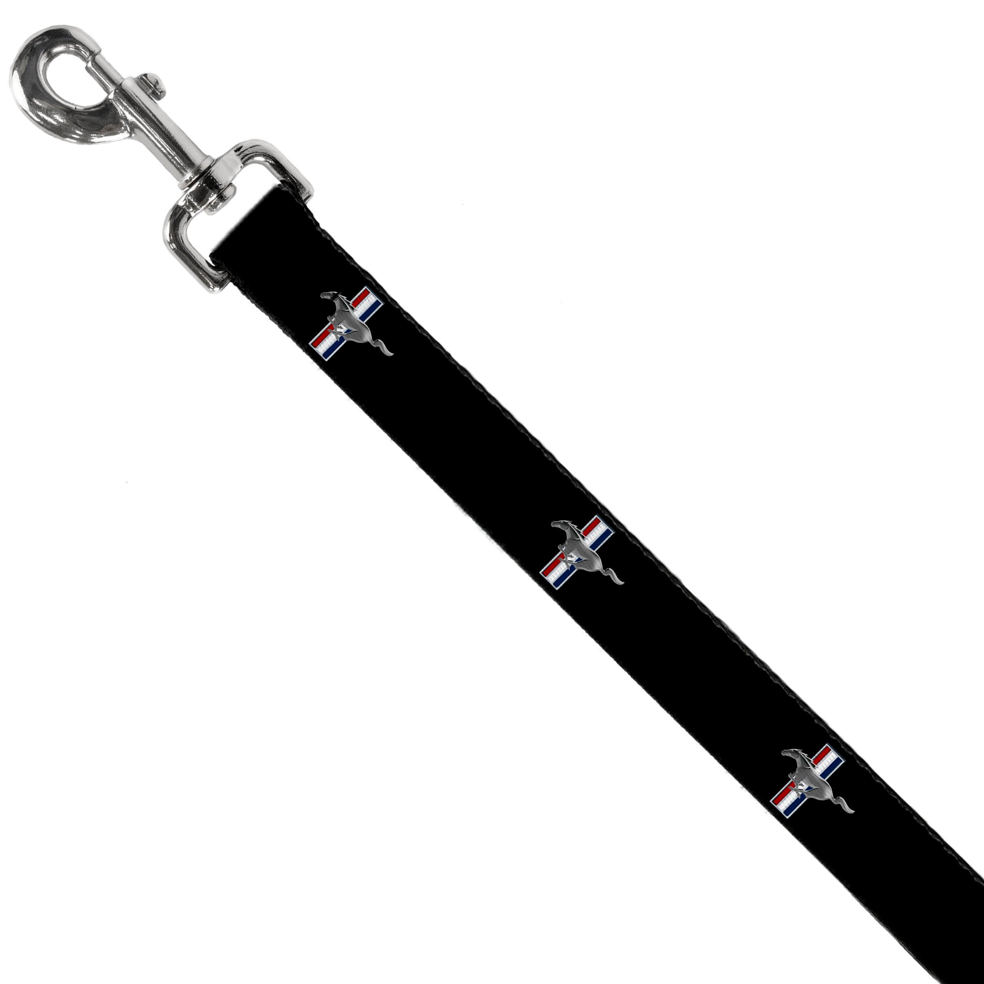 Dog Leash - Ford Mustang w/Bars Logo REPEAT Dog Leashes Ford