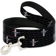Dog Leash - Ford Mustang w/Bars REPEAT w/Text Dog Leashes Ford