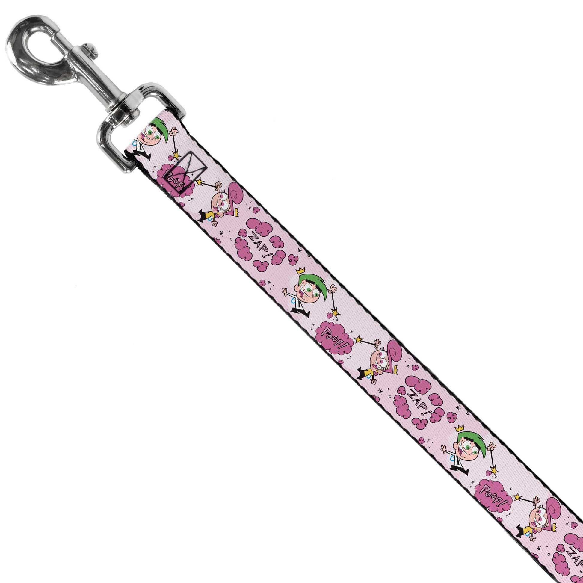 Dog Leash - The Fairly OddParents Cosmo and Wanda Wish Poses Pink Dog Leashes The Fairly OddParents