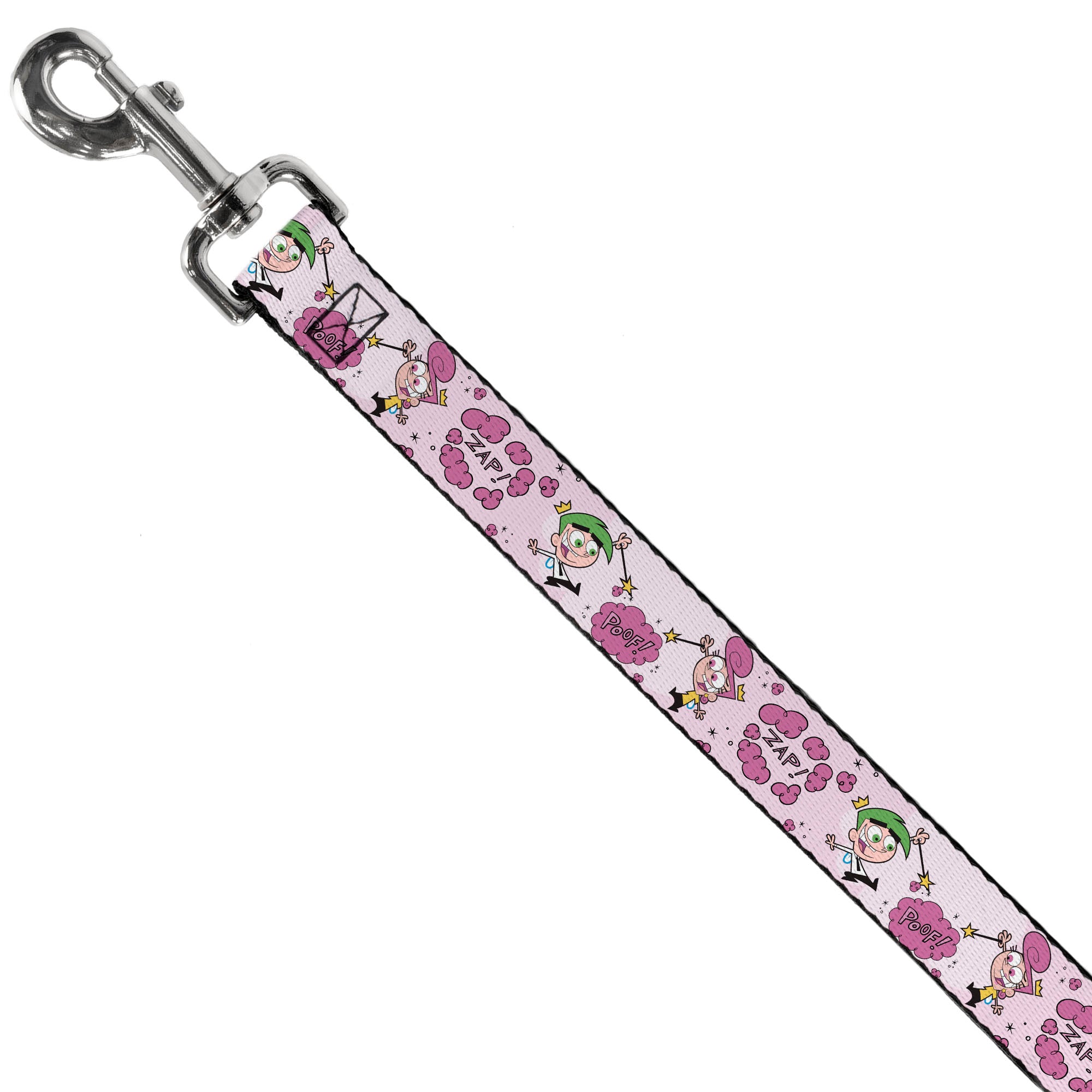Dog Leash - The Fairly OddParents Cosmo and Wanda Wish Poses Pink Dog Leashes The Fairly OddParents