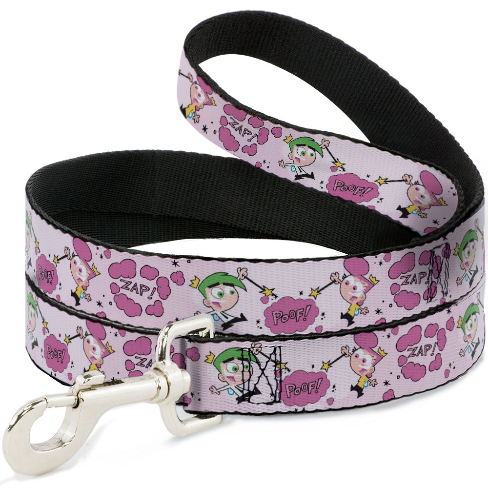 Dog Leash - The Fairly OddParents Cosmo and Wanda Wish Poses Pink Dog Leashes The Fairly OddParents