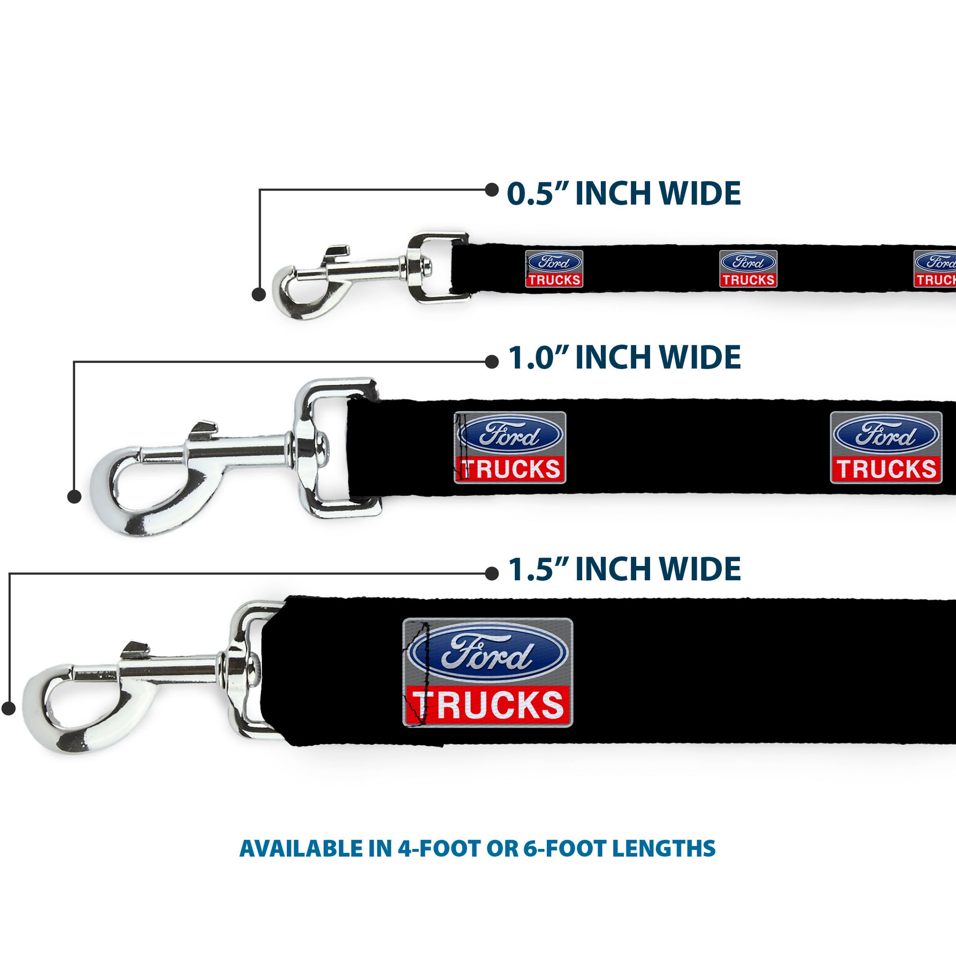 Dog Leash - Ford Trucks Logo REPEAT Dog Leashes Ford