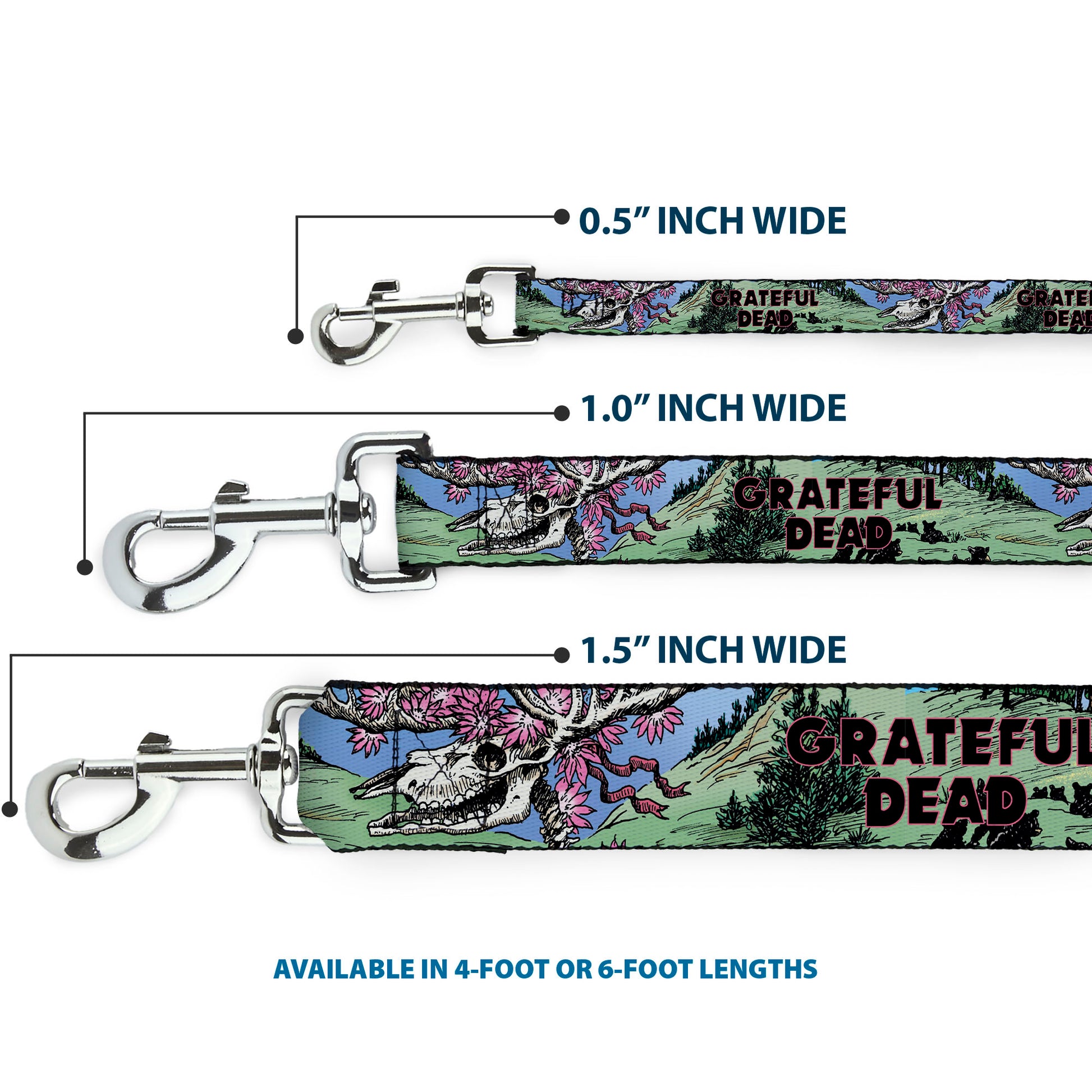 Dog Leash - Grateful Dead Dave's Picks Volume Nine Montana Cover Art Dog Leashes Grateful Dead