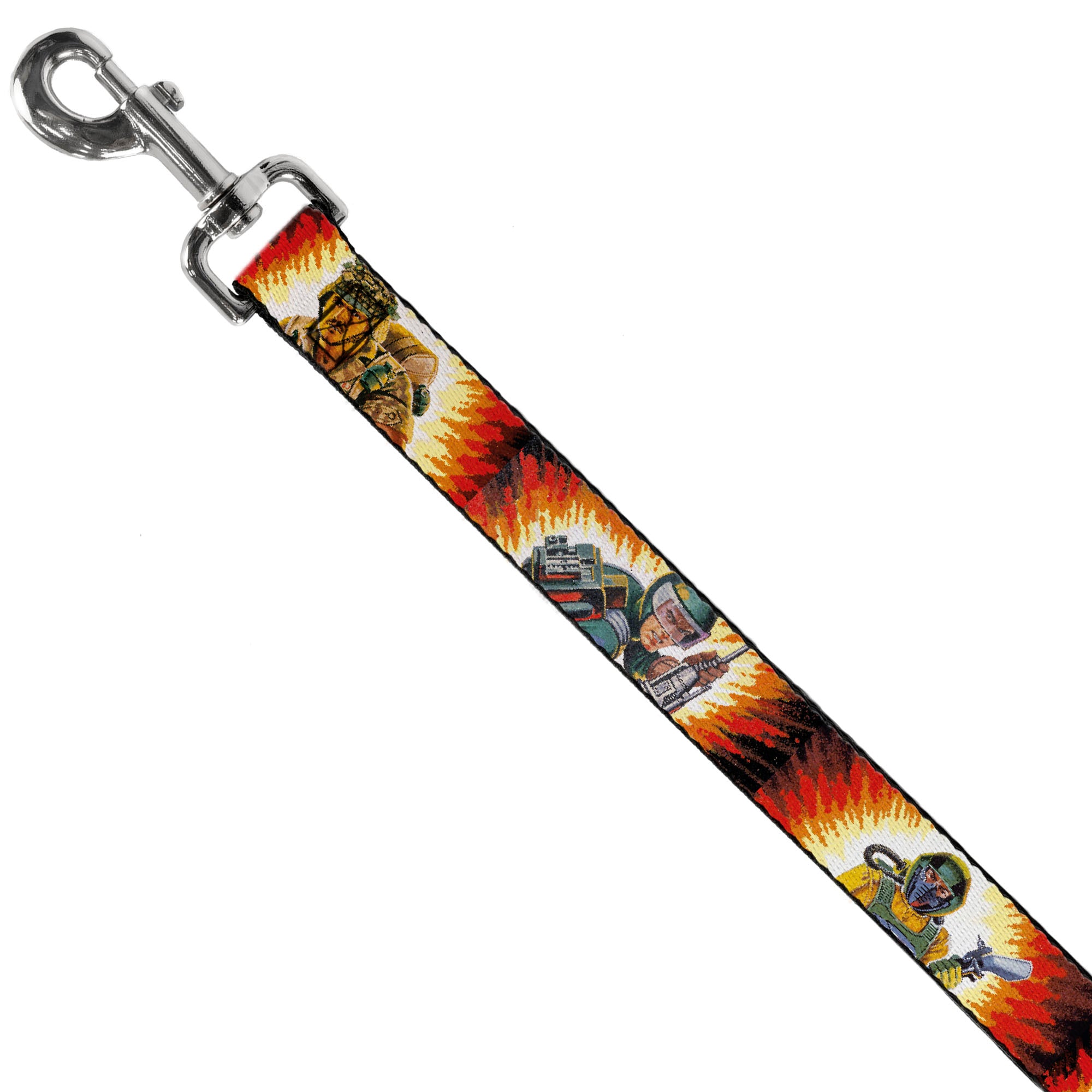 Dog Leash - GI Joe Retro Footloose Flash Air Tight Character File Card Explosion Poses Dog Leashes GI Joe