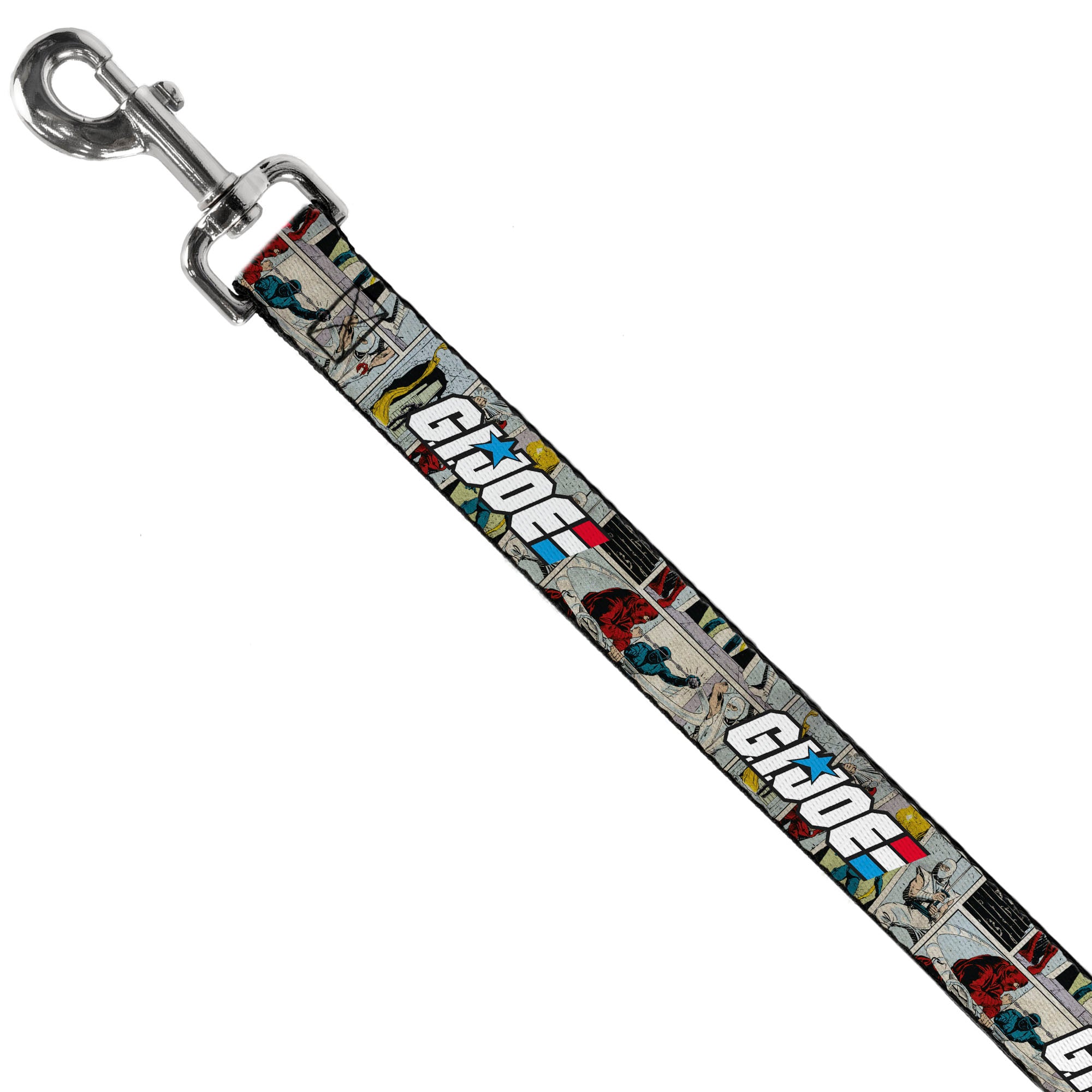 Dog Leash - GI JOE Title Logo and Comic Scene Blocks Dog Leashes GI Joe