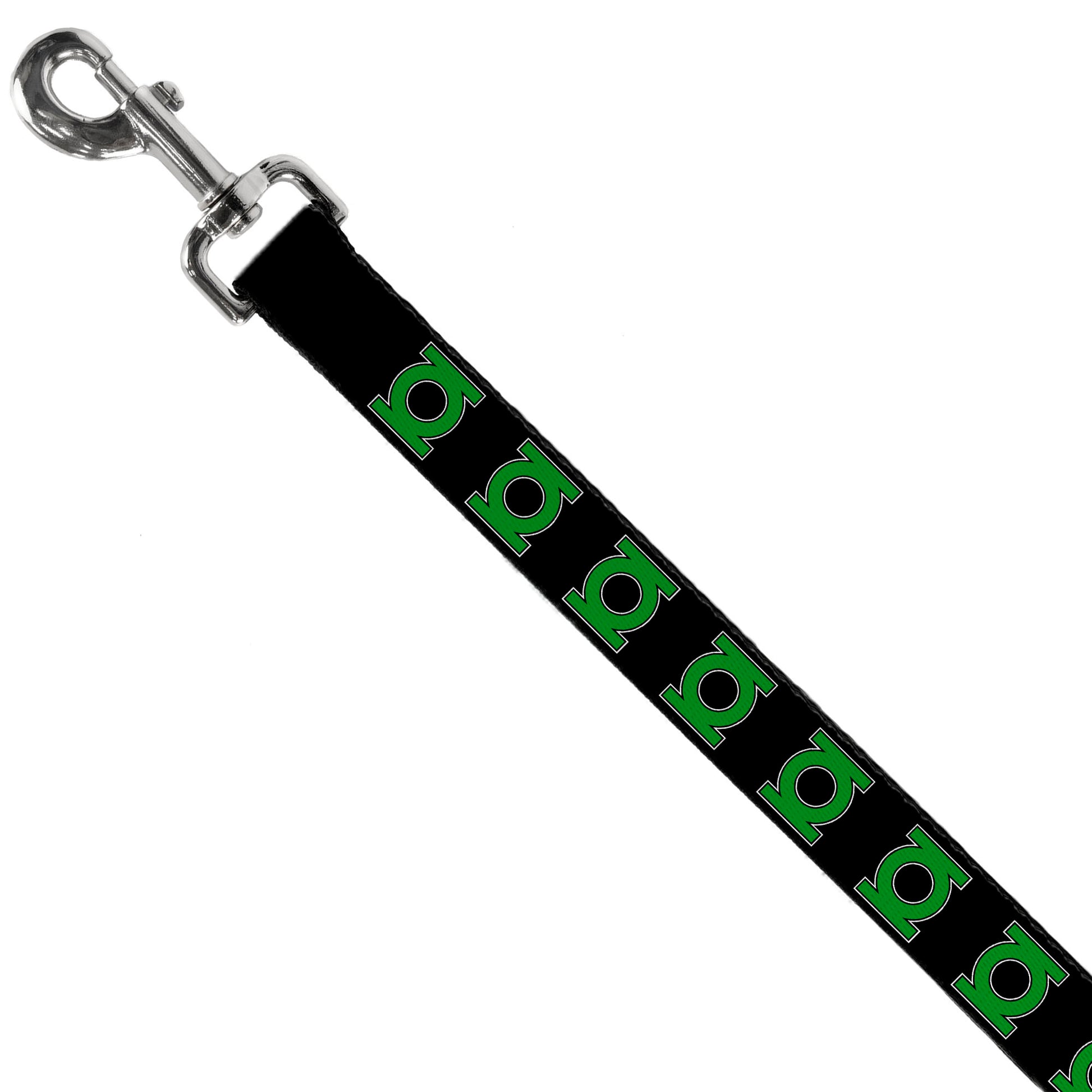 Dog Leash - Green Lantern Logo Black/Green Dog Leashes DC Comics