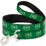 Dog Leash - Green Lantern Logo Weathered Greens Dog Leashes DC Comics