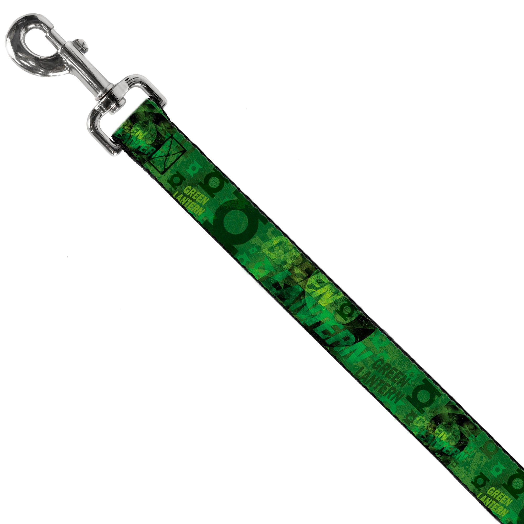 Dog Leash - GREEN LANTERN/Logo Collage Weathered Greens Dog Leashes DC Comics