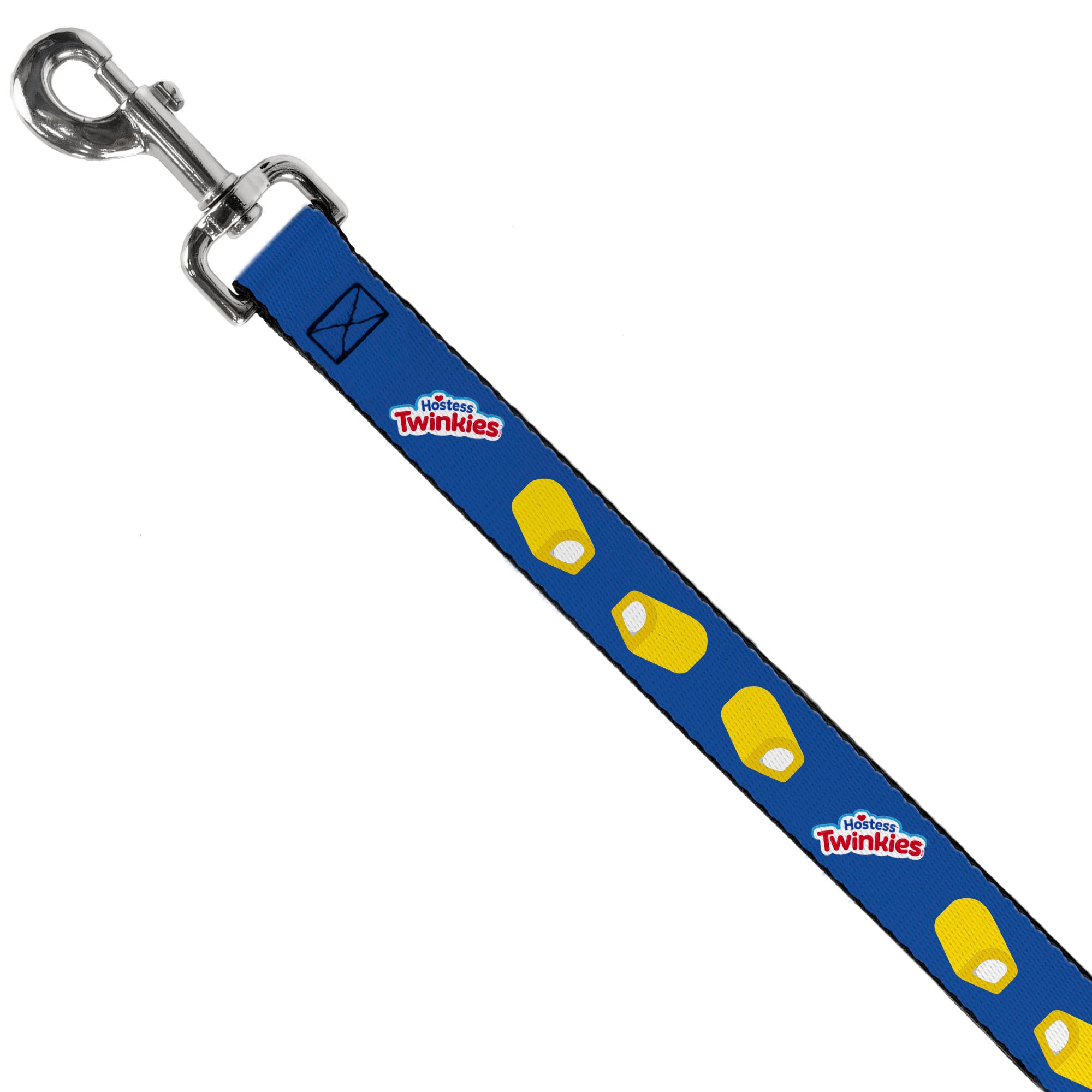 Dog Leash - Hostess Twinkies Pieces and Logo Blue/Yellow/White