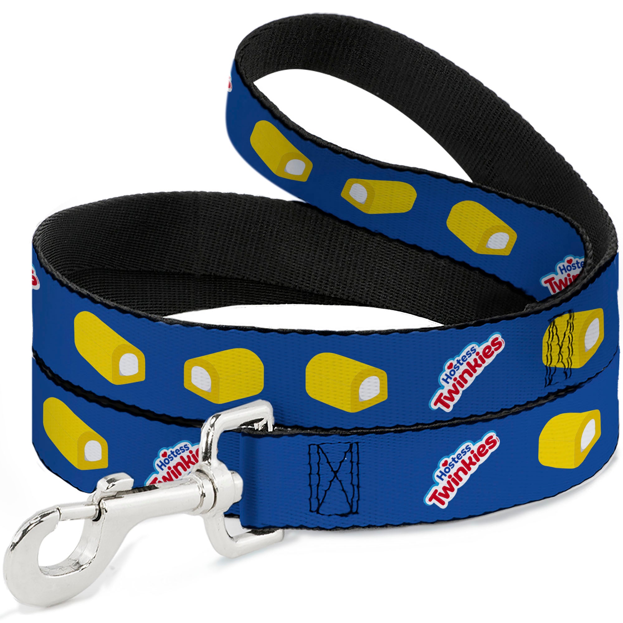Dog Leash - Hostess Twinkies Pieces and Logo Blue/Yellow/White