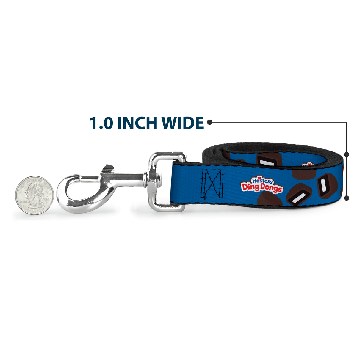 Dog Leash - HOSTESS DING DONGS Cakes Scattered Navy Blue Dog Leashes Hostess Brands