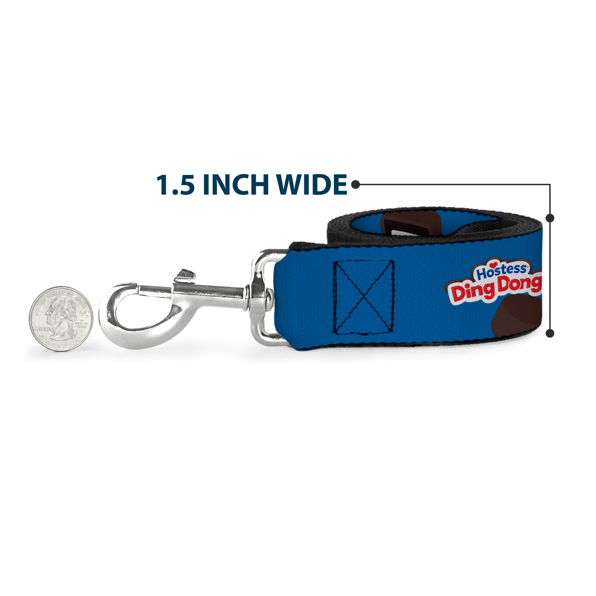 Dog Leash - HOSTESS DING DONGS Cakes Scattered Navy Blue Dog Leashes Hostess Brands