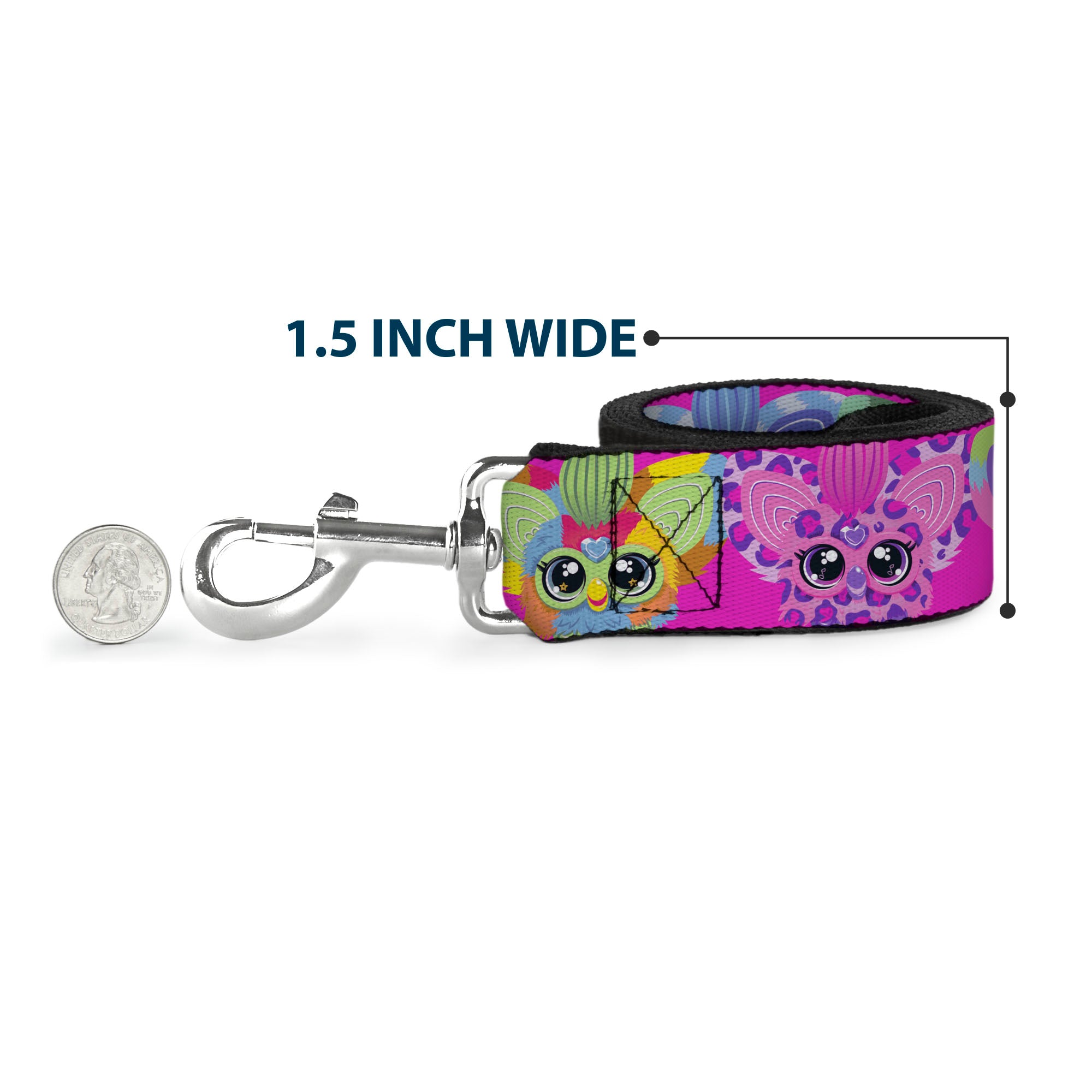Dog Leash - Furby Five Furblets Faces Pink Dog Leashes Furby