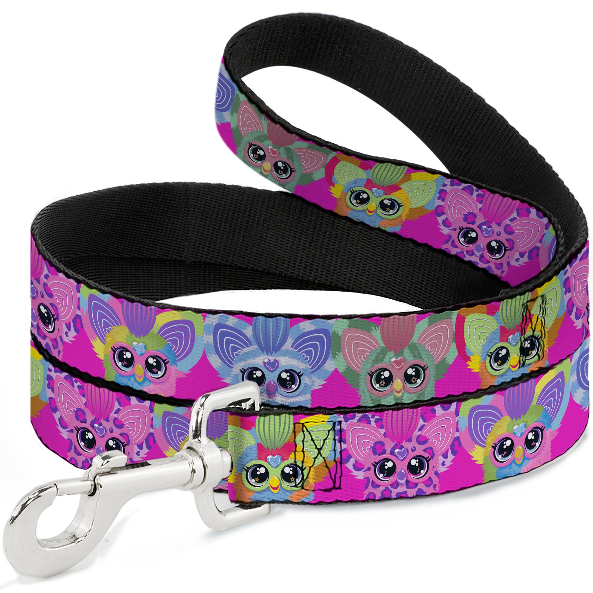 Dog Leash - Furby Five Furblets Faces Pink Dog Leashes Furby