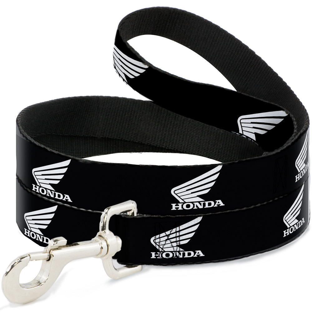Dog Leash - HONDA Motorcycle Logo Black/White Dog Leashes Honda Motorsports