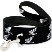 Dog Leash - HONDA Motorcycle Logo Black/White Dog Leashes Honda Motorsports