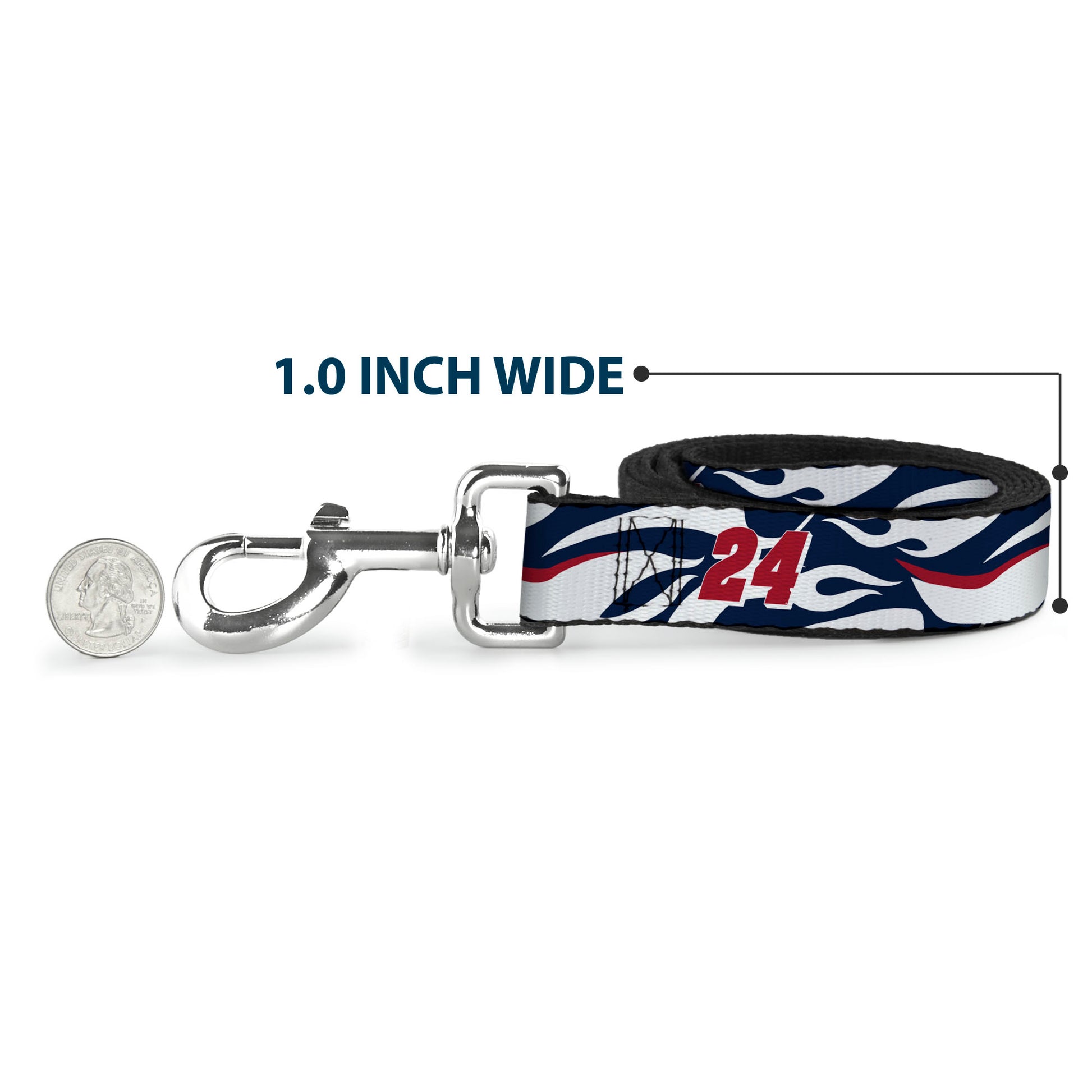 Dog Leash - William Byron #24 Car Scheme White/Red/Blue Dog Leashes Hendrick Motorsports