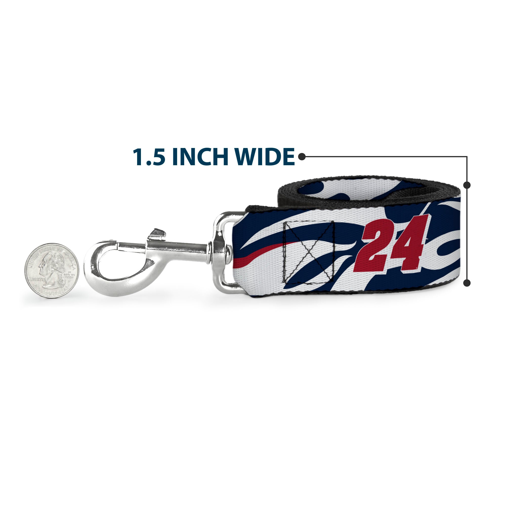 Dog Leash - William Byron #24 Car Scheme White/Red/Blue Dog Leashes Hendrick Motorsports