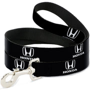 Dog Leash - Honda Logo Black/White Dog Leashes Honda