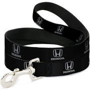 Dog Leash - Honda Logo Black/Silver Dog Leashes Honda