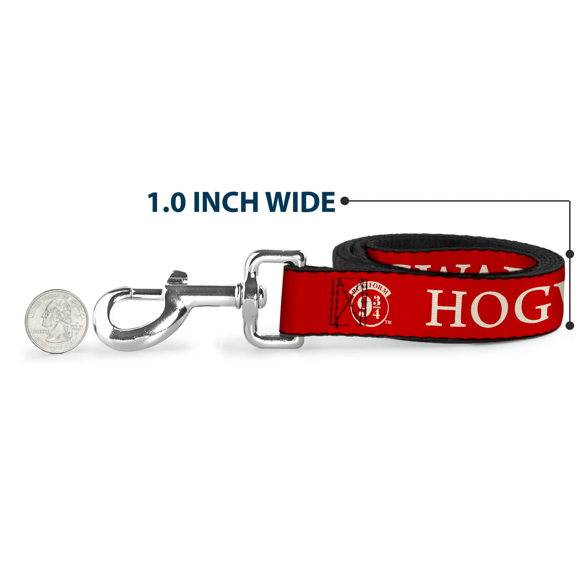 Dog Leash - HOGWARTS EXPRESS 9¾ Red/White Dog Leashes Harry Potter