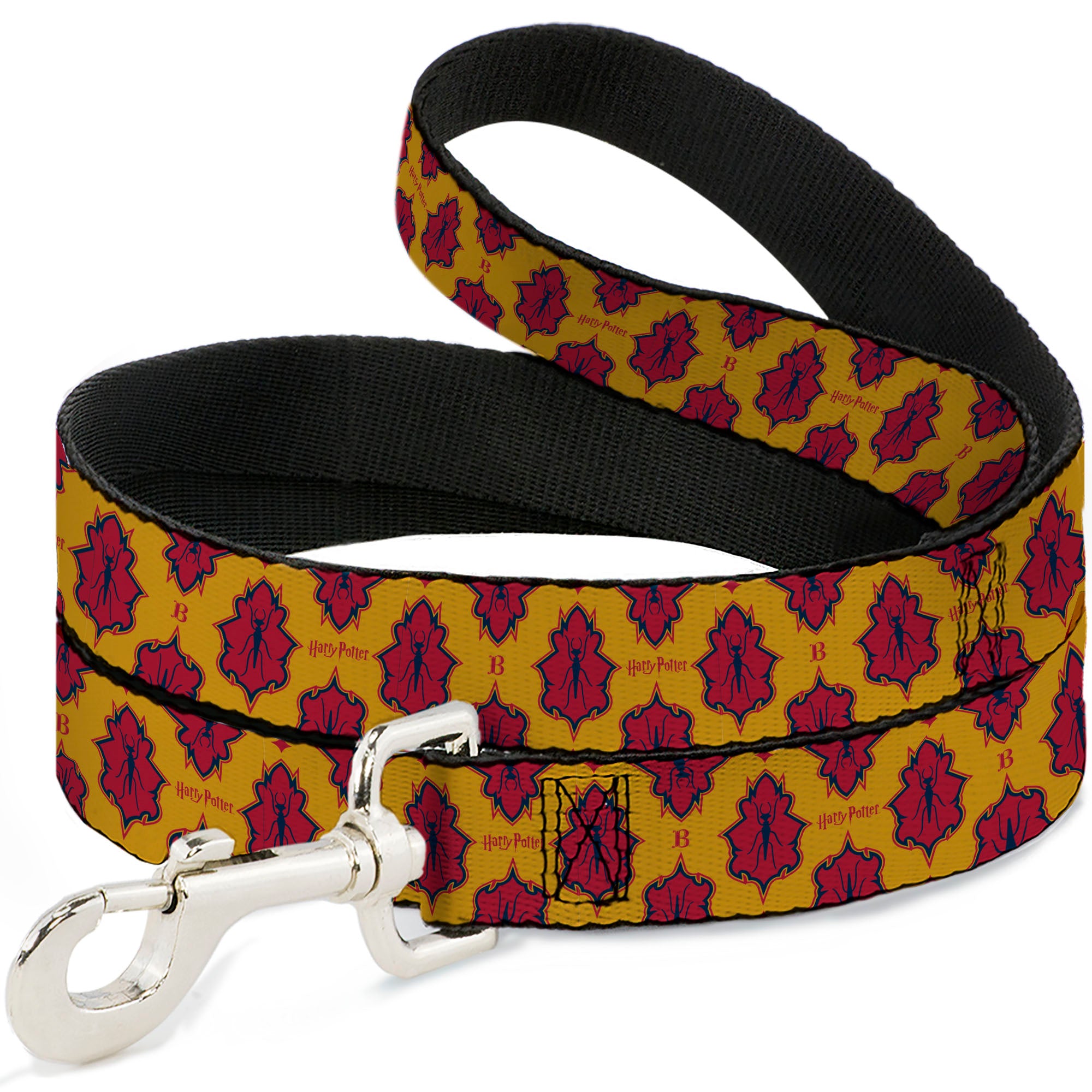 Dog Leash - HARRY POTTER Butterbeer Insect Icon Yellow/Reds Dog Leashes Harry Potter