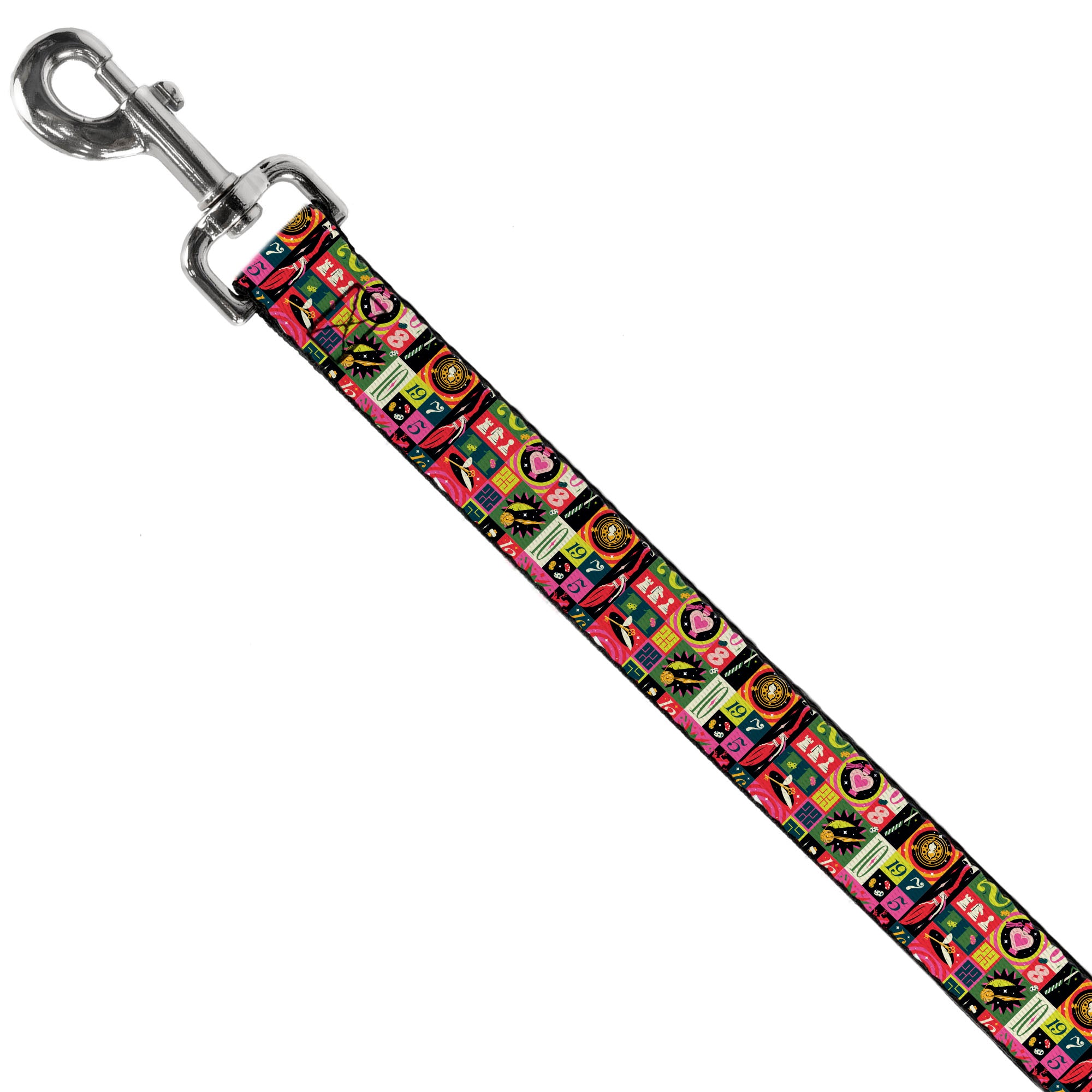 Dog Leash - Harry Potter Deck the Holidays Christmas Collage Multi Color Dog Leashes Harry Potter