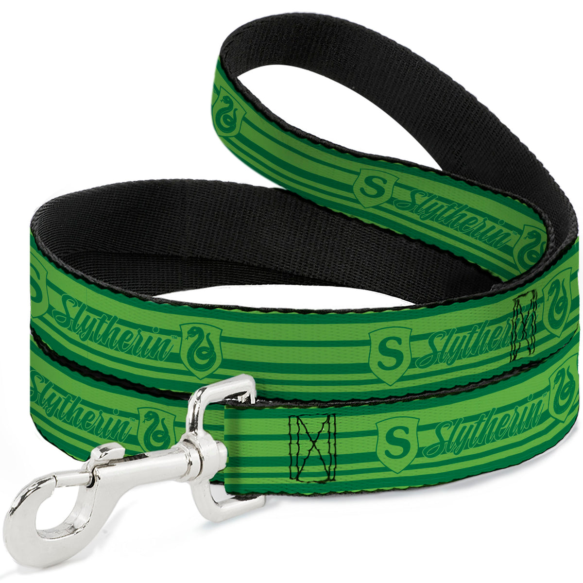 Dog Leash - Harry Potter Slytherin House Champion Icons Stripe Greens Dog Leashes Harry Potter