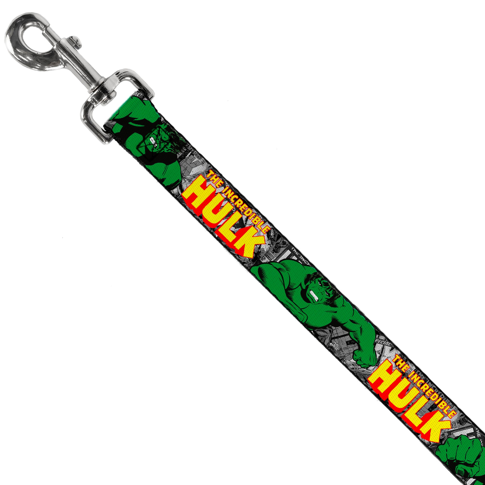 Dog Leash - THE INCREDIBLE HULK Action Poses/Stacked Comics Dog Leashes Marvel Comics