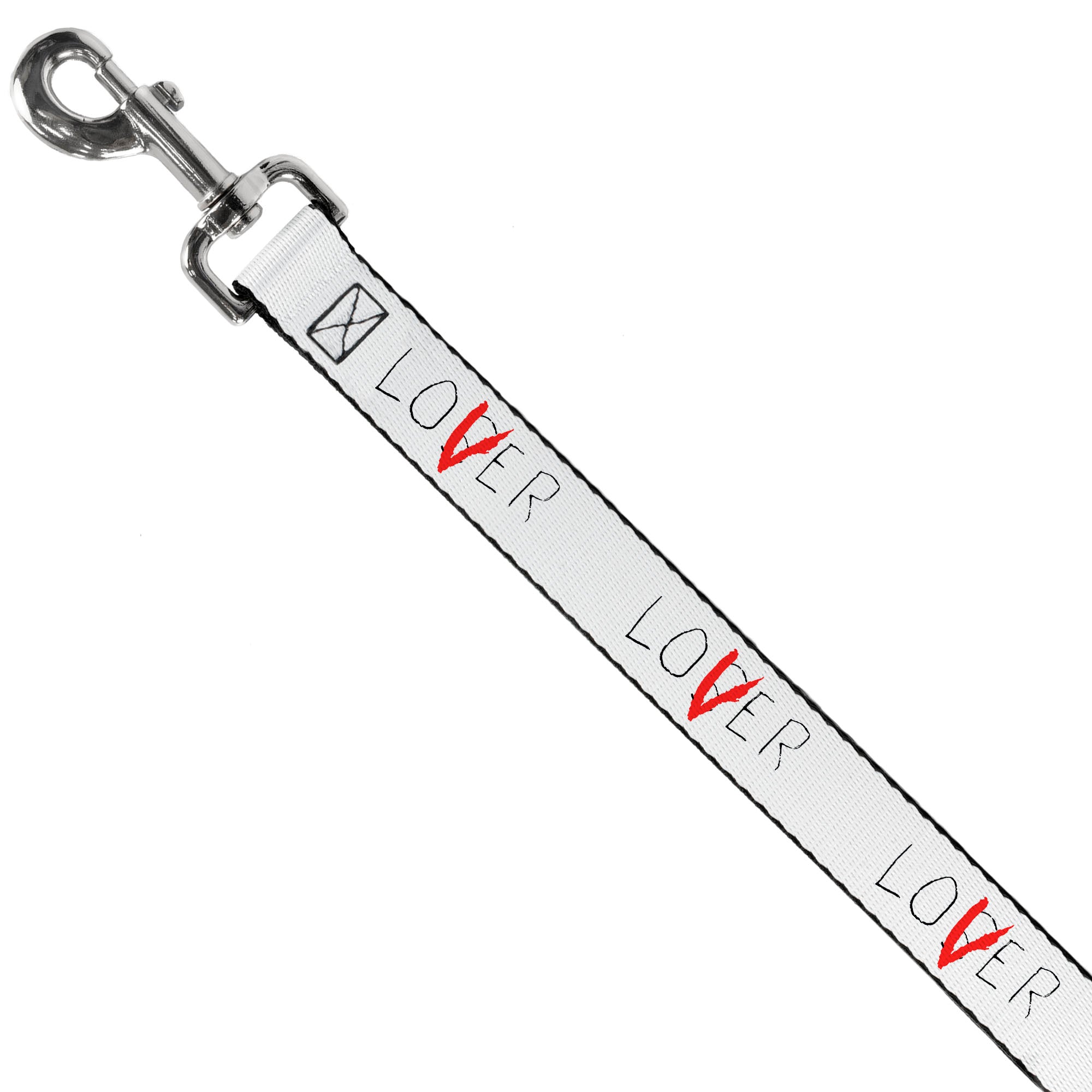 Dog Leash - It Chapter Two LOSER/LOVER White/Black/Red Dog Leashes IT