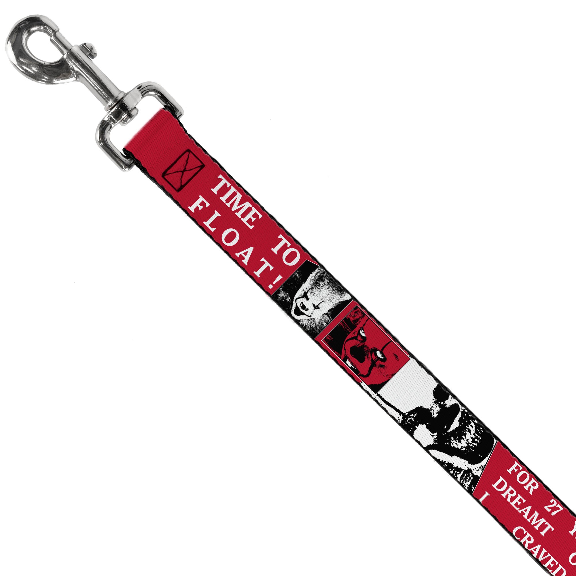 Dog Leash - IT Pennywise Poses and Quotes Collage Red/White/Grays Dog Leashes IT