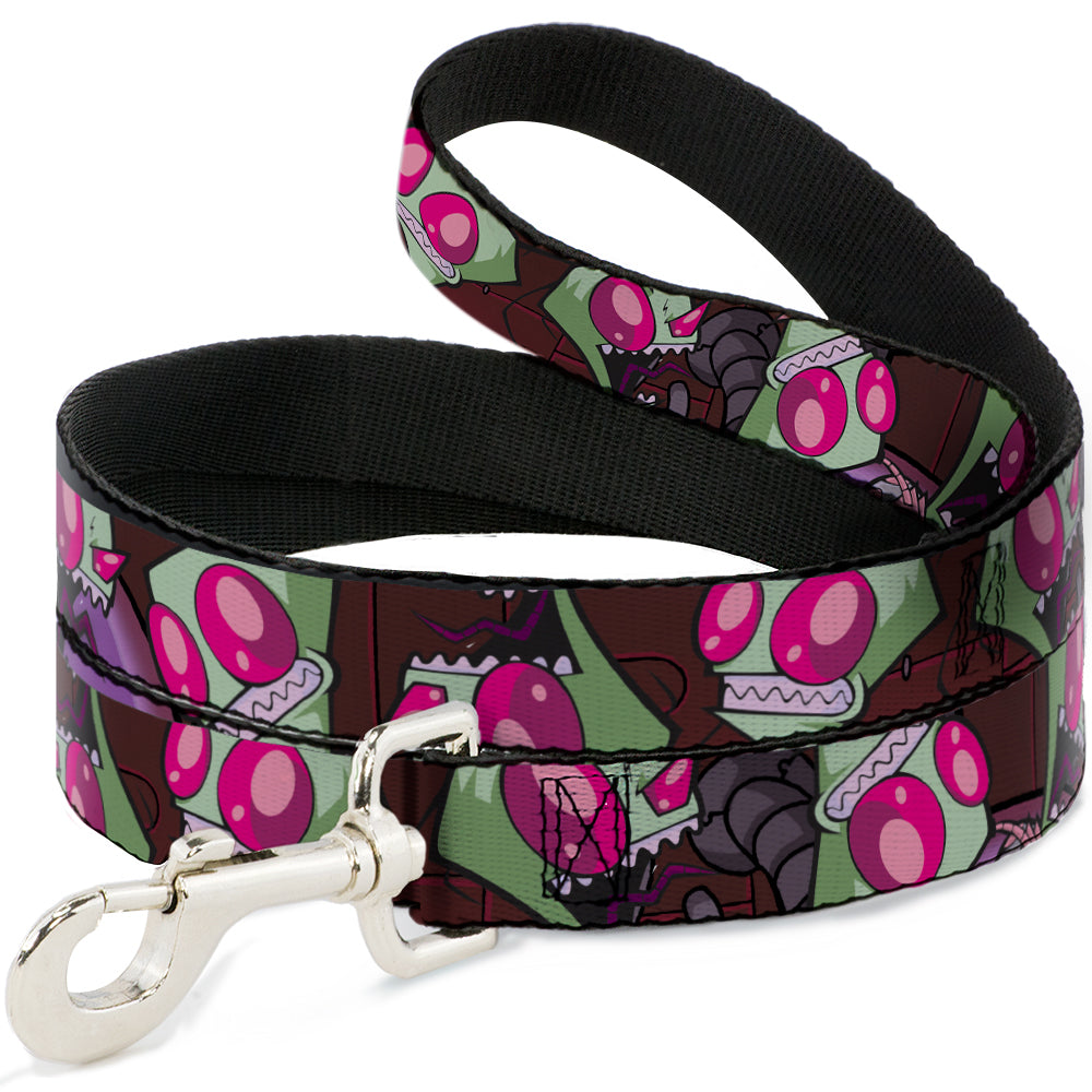 Dog Leash - Invader Zim Close-Up Poses Reds Dog Leashes Invader Zim