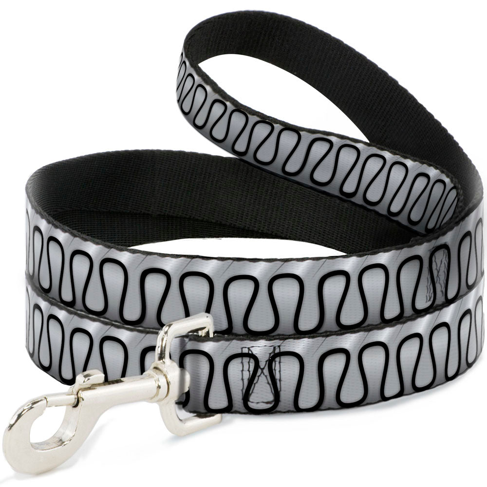 Dog Leash - Harley Quinn's Collar Ruffle White/Black Dog Leashes DC Comics