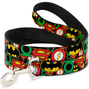 Dog Leash - Justice League Stacked Logos Dog Leashes DC Comics