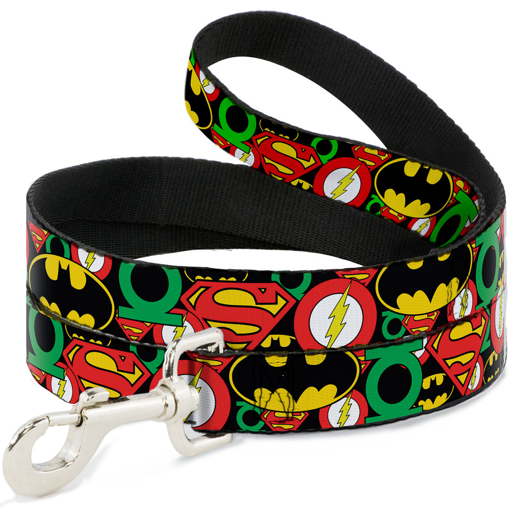 Dog Leash - Justice League Stacked Logos Dog Leashes DC Comics