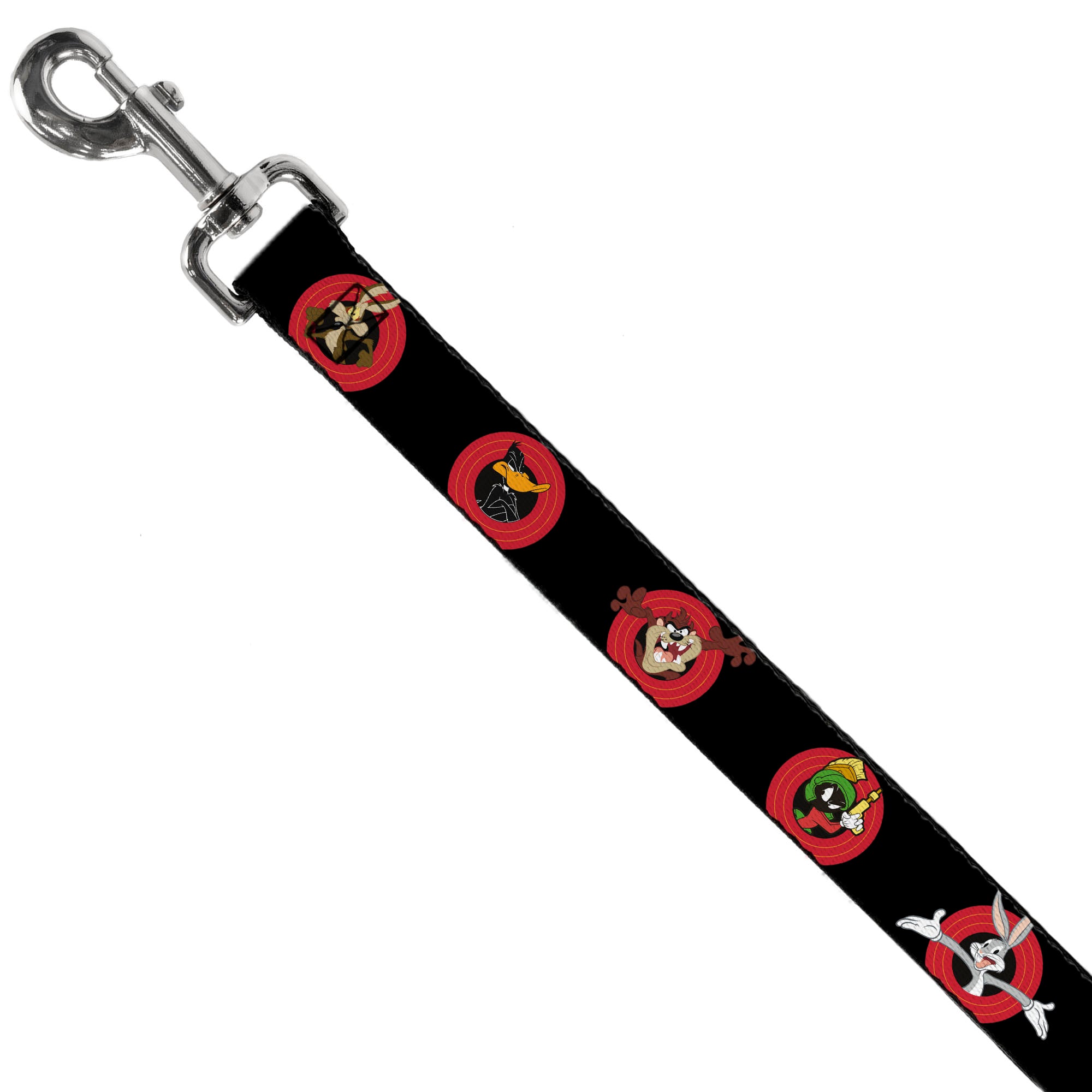 Dog Leash - Looney Tunes Characters Bullseye Pose Black Dog Leashes Looney Tunes