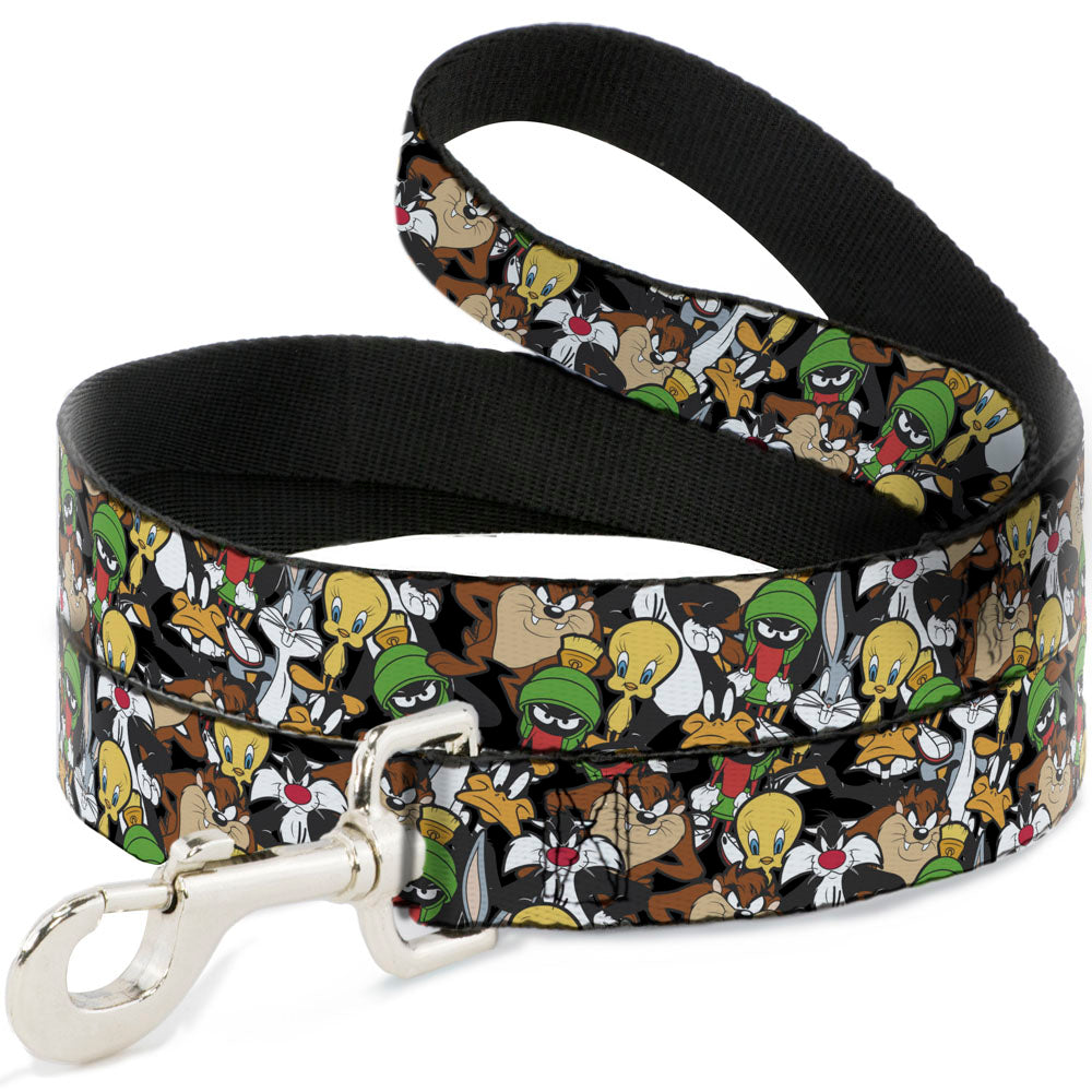 Dog Leash - Looney Tunes 6-Character Stacked Collage4 Dog Leashes Looney Tunes