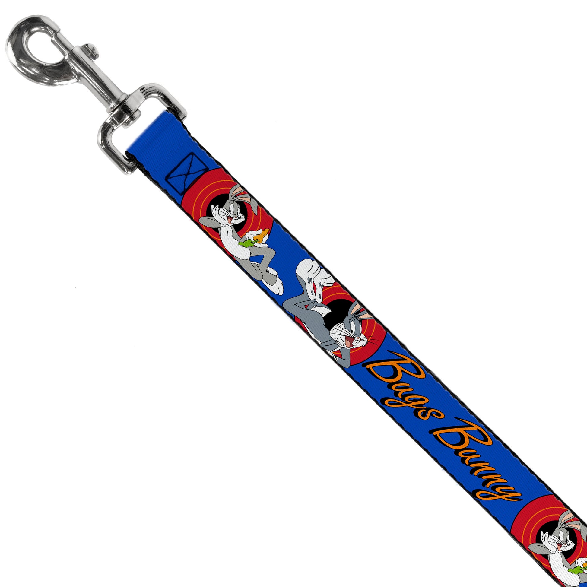 Dog Leash - BUGS BUNNY w/Bugs Poses Blue Dog Leashes Looney Tunes
