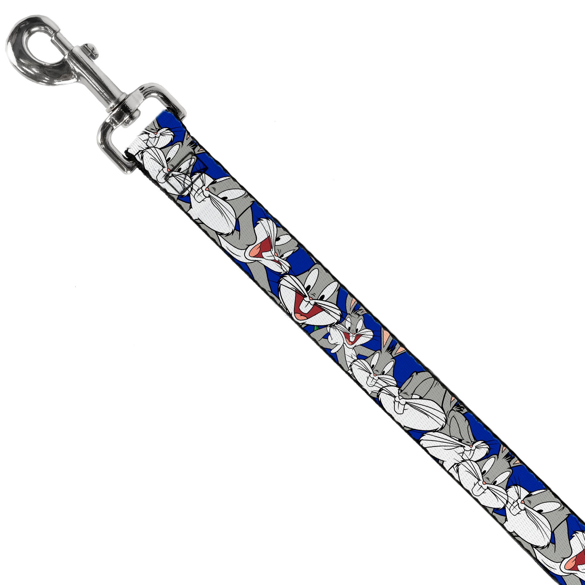 Dog Leash - Bugs Bunny CLOSE-UP Poses Blue Dog Leashes Looney Tunes