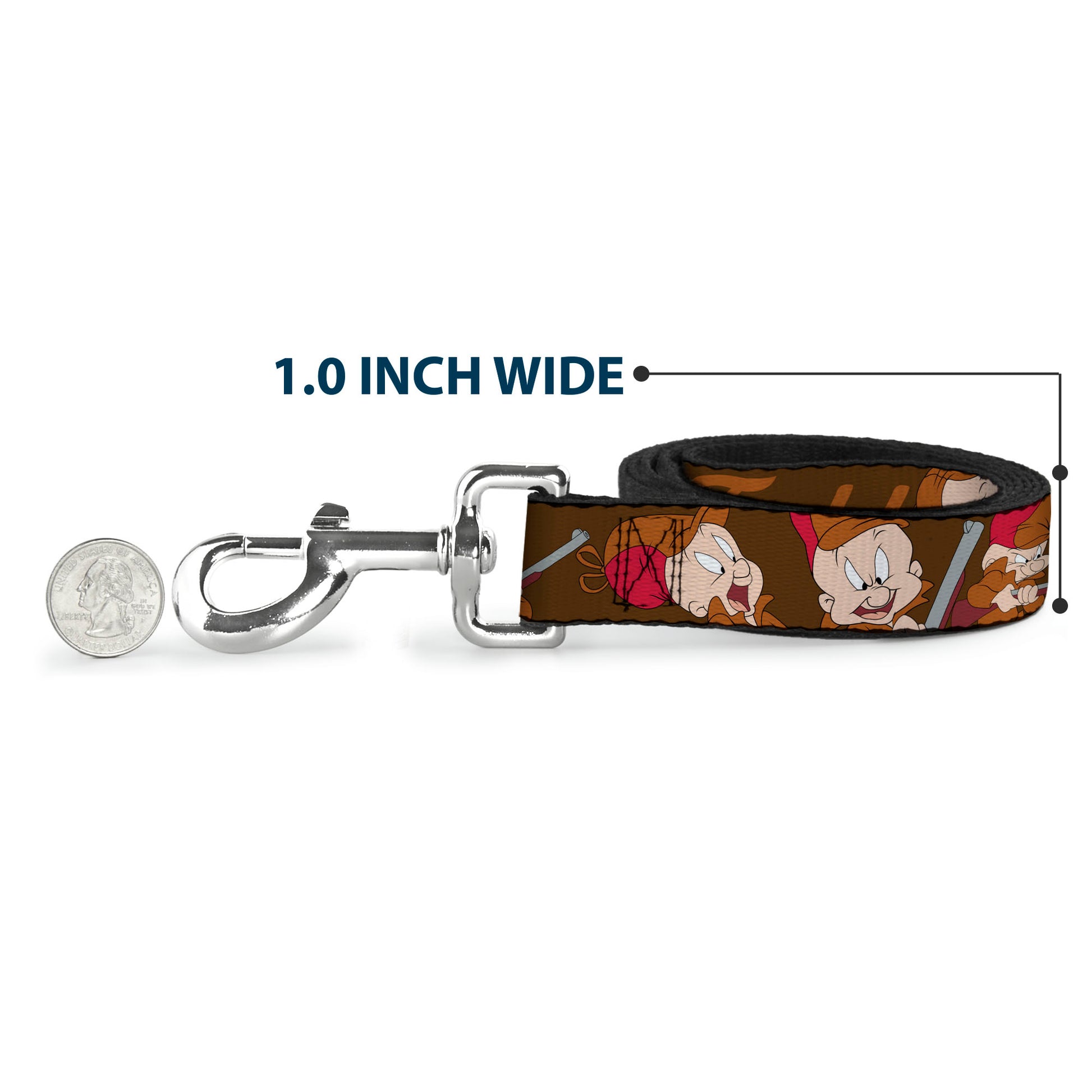 Dog Leash - ELMER FUDD w/Poses Browns Dog Leashes Looney Tunes