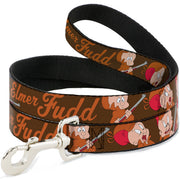 Dog Leash - ELMER FUDD w/Poses Browns Dog Leashes Looney Tunes