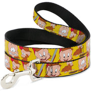 Dog Leash - Elmer Fudd Expressions Yellow Dog Leashes Looney Tunes