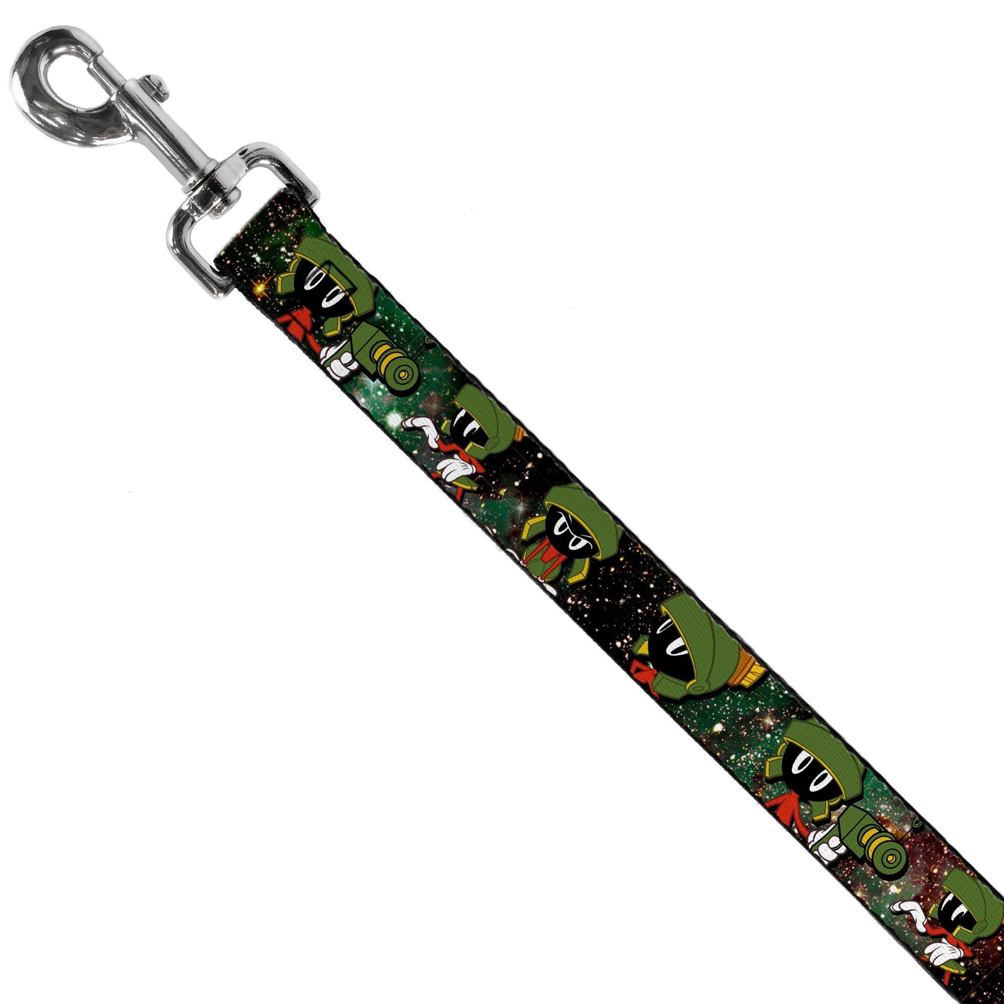 Dog Leash - Marvin the Martian 4-Poses Galaxy Dog Leashes Looney Tunes