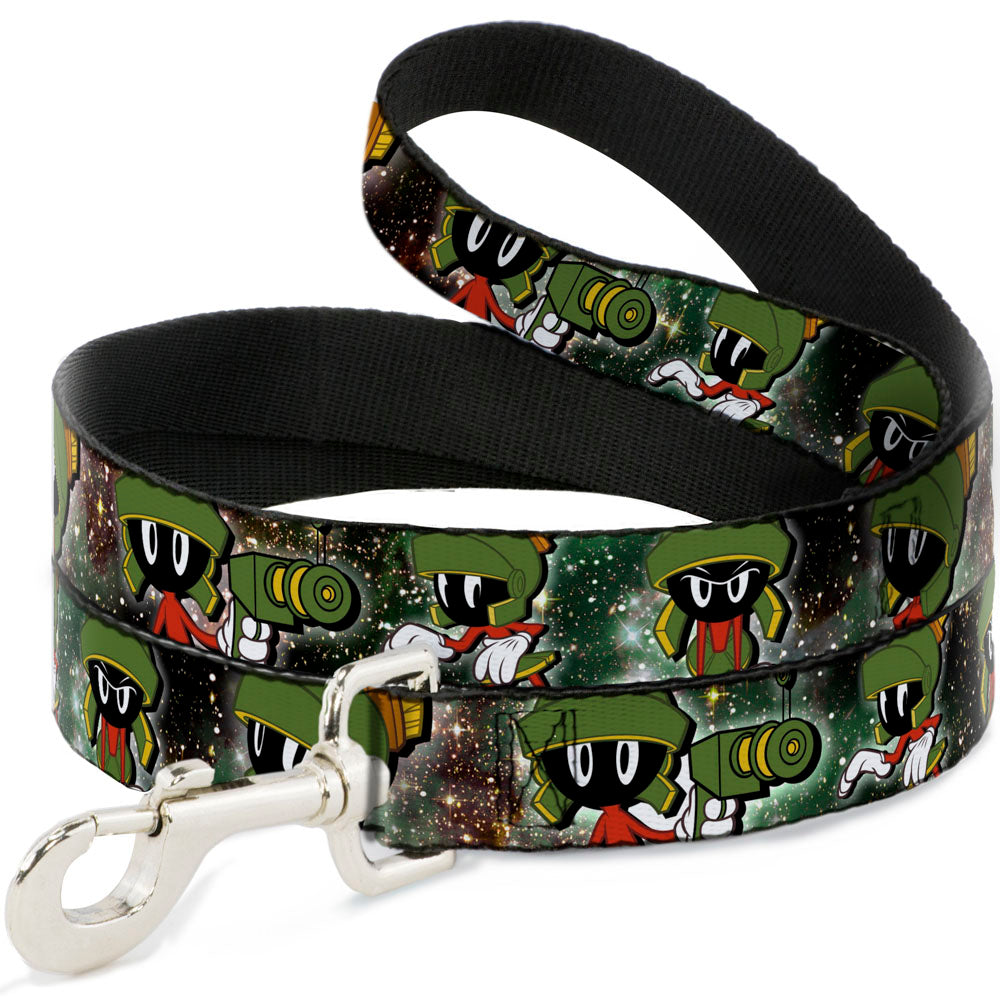 Dog Leash - Marvin the Martian 4-Poses Galaxy Dog Leashes Looney Tunes